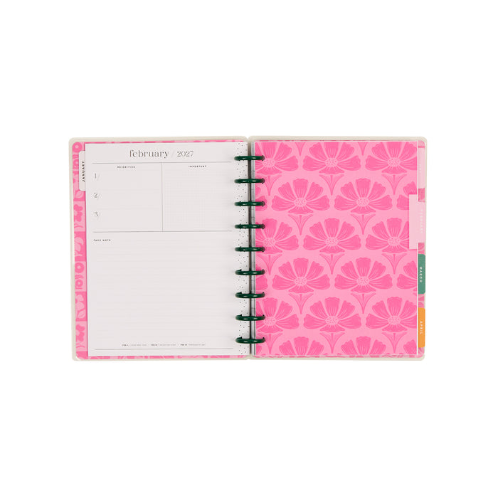 The Happy Planner 2027 'Hive & Bloom' CLASSIC 12-Month Planner - Vertical Layout