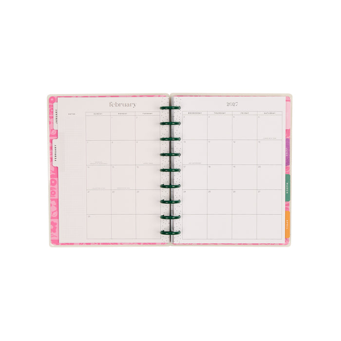 The Happy Planner 2027 'Hive & Bloom' CLASSIC 12-Month Planner - Vertical Layout