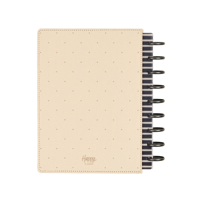 The Happy Planner 2027 'Haven & Heart' Embroidered CLASSIC 12-Month Planner - Dashboard Layout