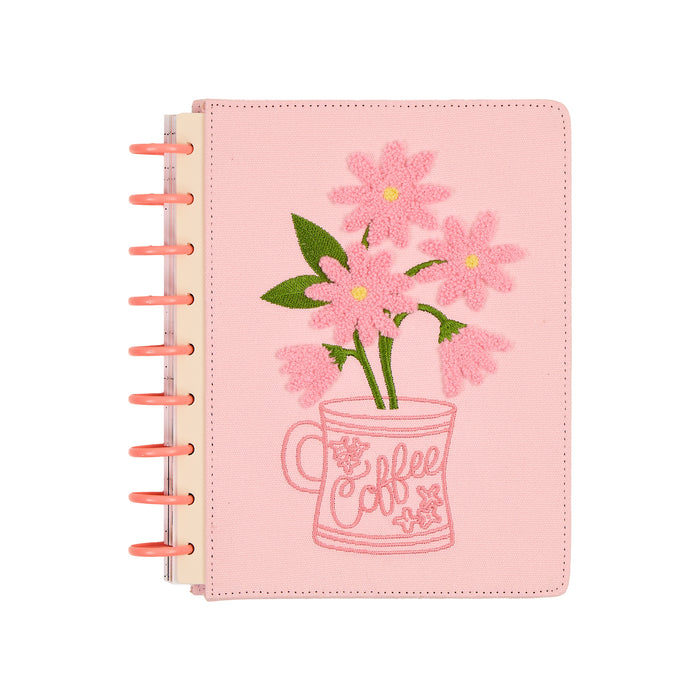 The Happy Planner 2027 'Petal Press' Chenille CLASSIC 12-Month Planner - Dashboard Layout