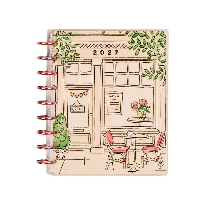 The Happy Planner 2027 'Seasonal Sidewalks' Metal Discs CLASSIC 12-Month Planner - Dashboard Layout