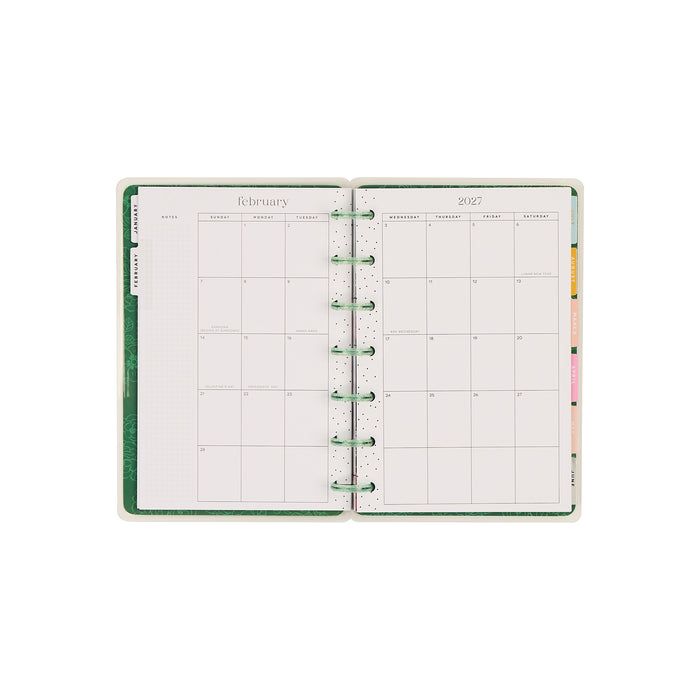 The Happy Planner 2027 'Petal Press' MINI 12-Month Planner - Horizontal Layout
