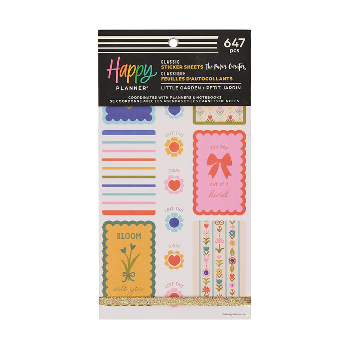 The Happy Planner Value Pack Stickers - Little Garden - 30 Sheets