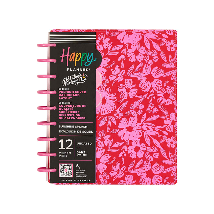 The Happy Planner 'Sunshine Splash' CLASSIC 12-Month Undated Planner - Dashboard Layout