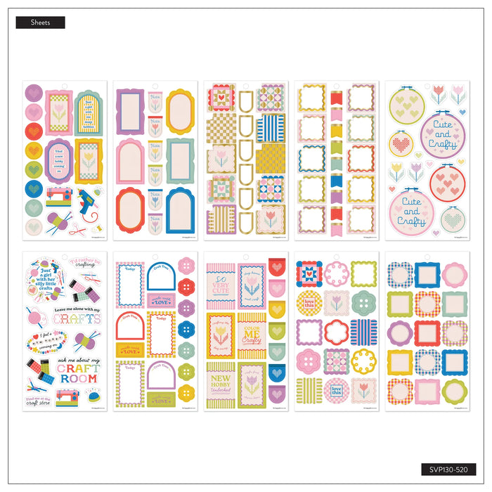 The Happy Planner Value Pack Stickers - Cozy Crafts - 30 Sheets
