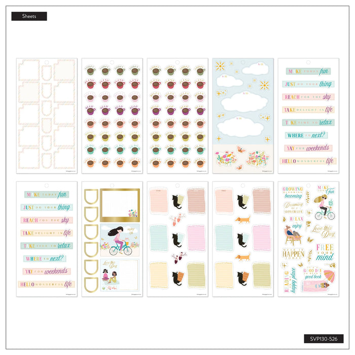 The Happy Planner Value Pack Stickers - Squad Girl Society - 30 Sheets