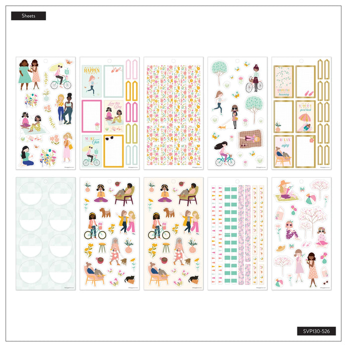 The Happy Planner Value Pack Stickers - Squad Girl Society - 30 Sheets