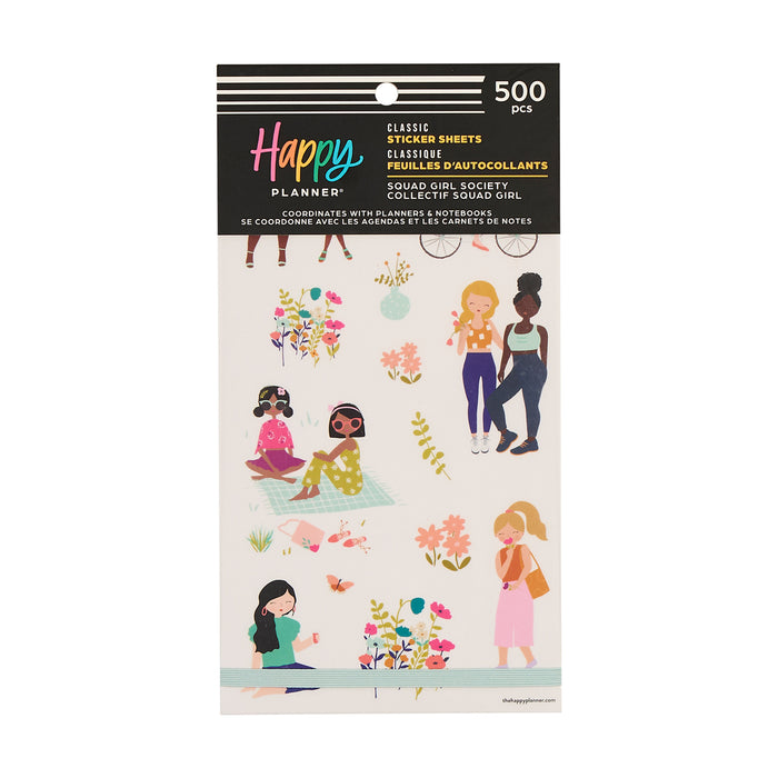 The Happy Planner Value Pack Stickers - Squad Girl Society - 30 Sheets