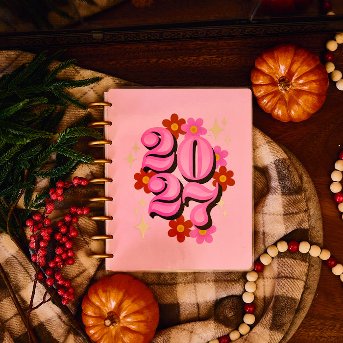 The Happy Planner 2027 'Bright Seasons' CLASSIC 12-Month Planner - Dashboard Layout