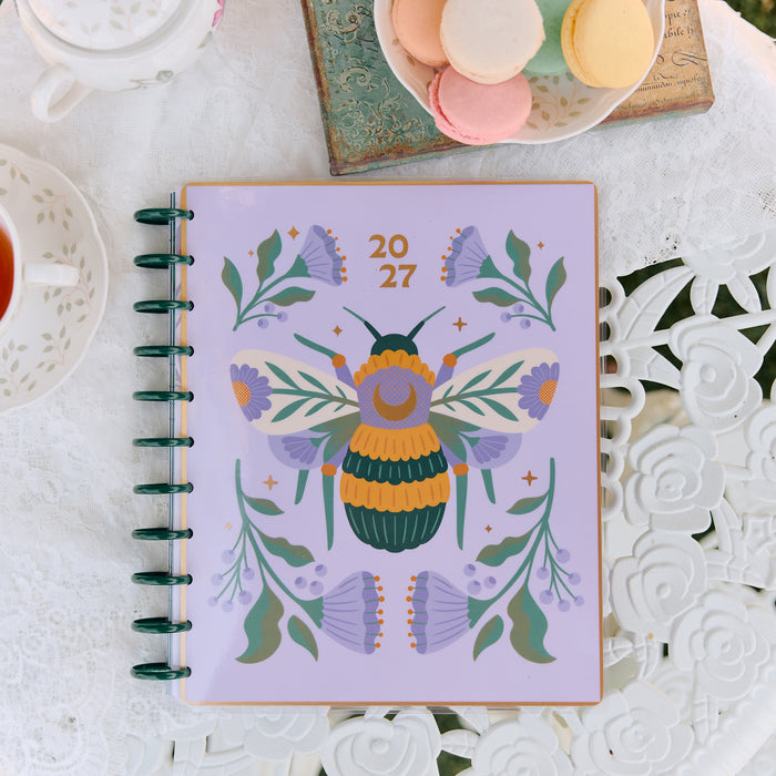 The Happy Planner 2027 'Hive & Bloom' BIG 12-Month Planner - Horizontal Layout