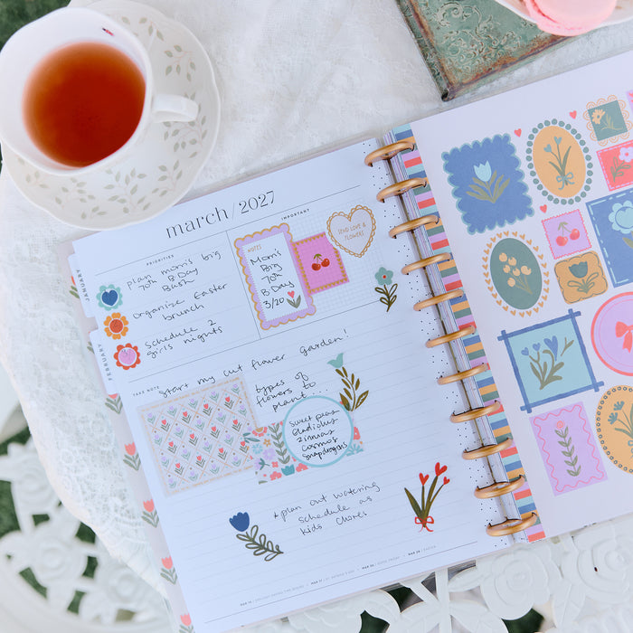 The Happy Planner 2027 'Little Garden' BIG 12-Month Planner - Vertical Layout