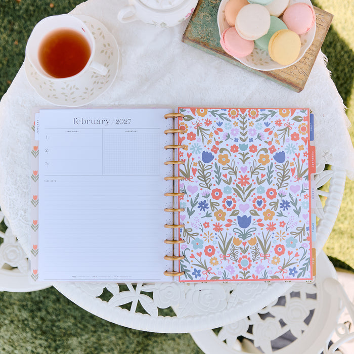 The Happy Planner 2027 'Little Garden' BIG 12-Month Planner - Vertical Layout
