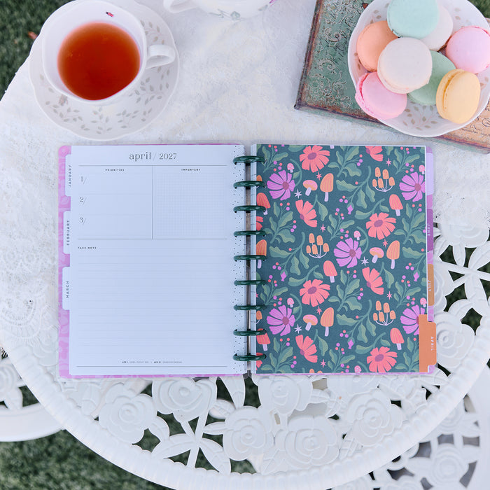 The Happy Planner 2027 'Hive & Bloom' CLASSIC 12-Month Planner - Vertical Layout