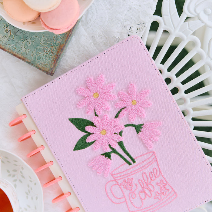 The Happy Planner 2027 'Petal Press' Chenille CLASSIC 12-Month Planner - Dashboard Layout