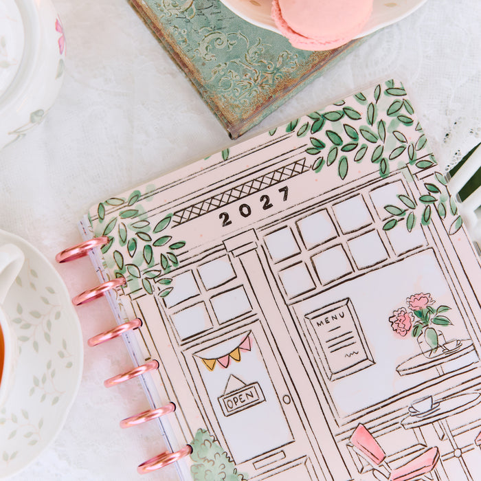 The Happy Planner 2027 'Seasonal Sidewalks' Metal Discs CLASSIC 12-Month Planner - Dashboard Layout