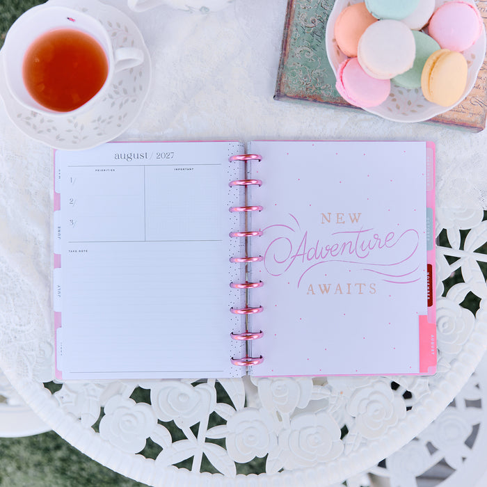 The Happy Planner 2027 'Seasonal Sidewalks' Metal Discs CLASSIC 12-Month Planner - Dashboard Layout