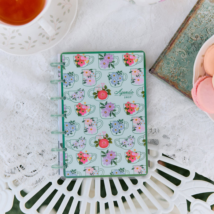 The Happy Planner 2027 'Petal Press' MINI 12-Month Planner - Horizontal Layout