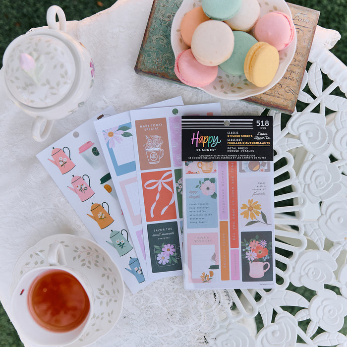 The Happy Planner Value Pack Stickers - Petal Press - 30 Sheets