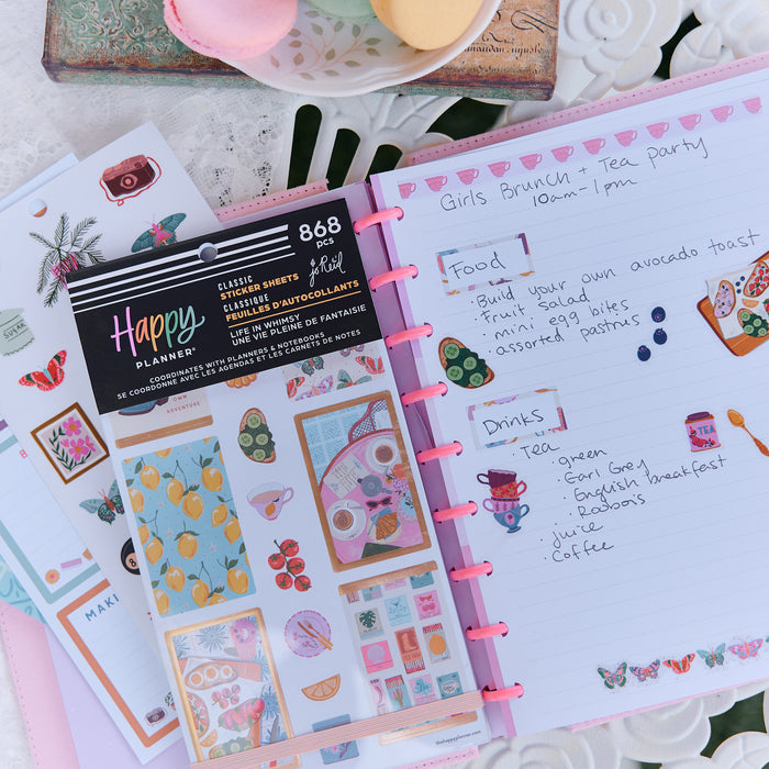 The Happy Planner Value Pack Stickers - Life in Whimsy - 30 Sheets