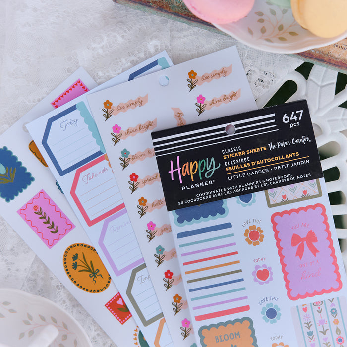 The Happy Planner Value Pack Stickers - Little Garden - 30 Sheets