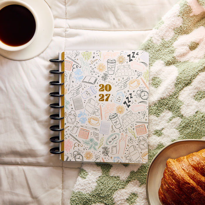 The Happy Planner 2027 'Pajama Plans' CLASSIC 12-Month Planner - Horizontal Layout