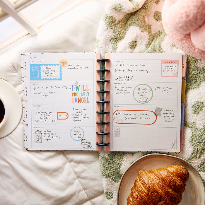 The Happy Planner 2027 'Pajama Plans' CLASSIC 12-Month Planner - Horizontal Layout