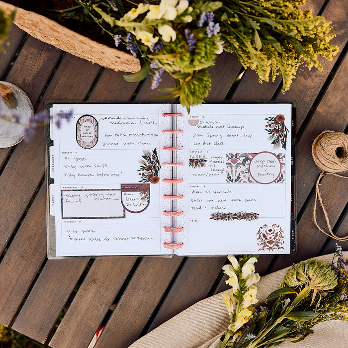 The Happy Planner 2027 'Twilight Tapestry' CLASSIC 12-Month Planner - Horizontal Layout
