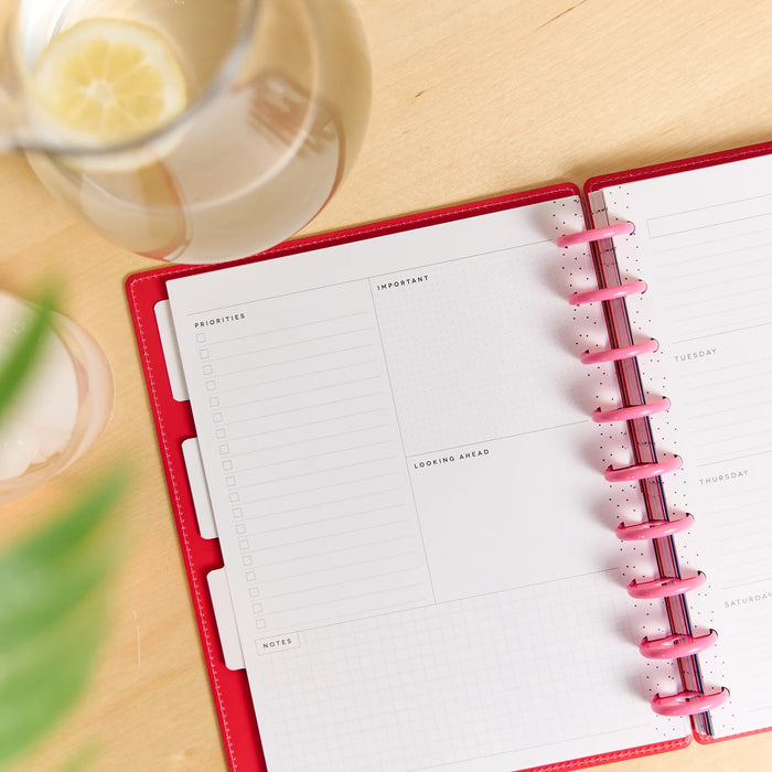 The Happy Planner 'Sunshine Splash' CLASSIC 12-Month Undated Planner - Dashboard Layout
