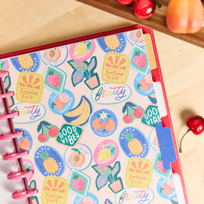 The Happy Planner 'Sunshine Splash' CLASSIC 12-Month Undated Planner - Dashboard Layout