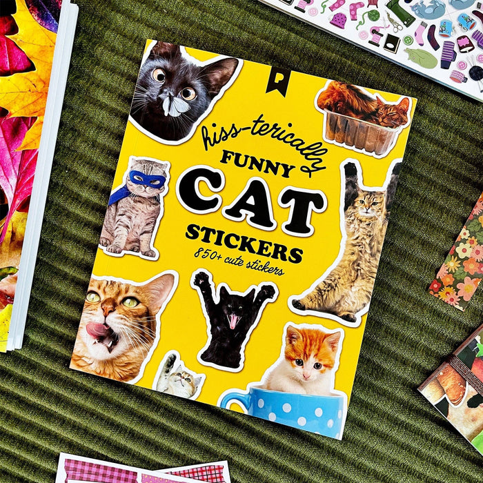 Hiss-terically Funny Cat Sticker Book