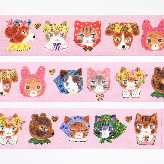 Aiko Fukawa Foil-Stamped Washi Tape - Niko Niko