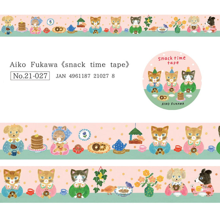 Aiko Fukawa Foil-Stamped Washi Tape - Snack Time