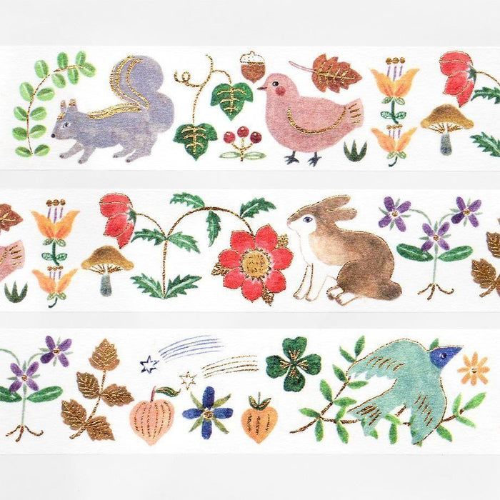 Aiko Fukawa Foil-Stamped Washi Tape - Kusamura