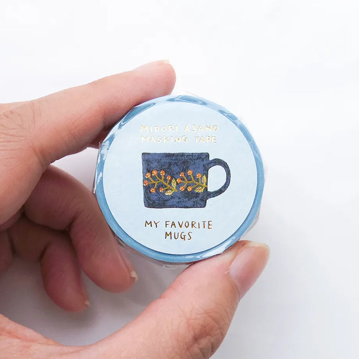 Midori Asano Foil-Stamped Washi Tape - My Favourite Mugs