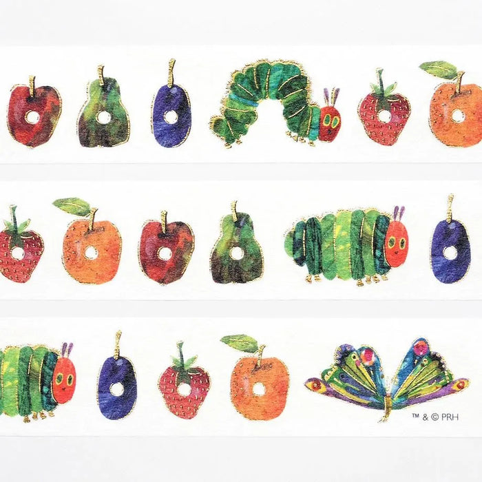 Eric Carle Foil-Stamped Washi Tape - The Very Hungry Caterpillar