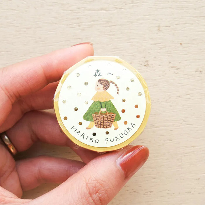 Mariko Fukuoka Foil-Stamped Washi Tape - To The Forest