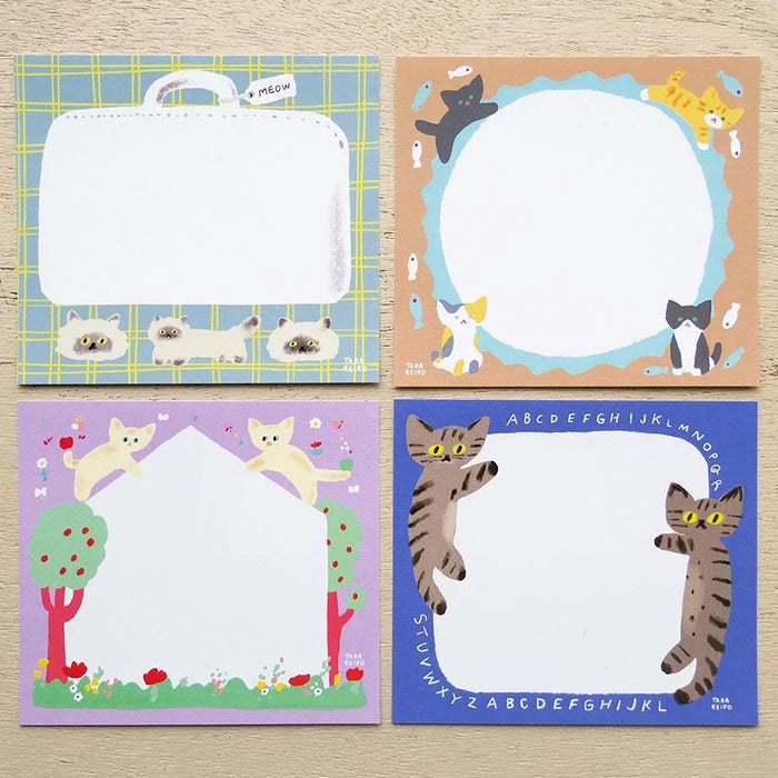 Tada Reiko Memo Pad - Cat's Life