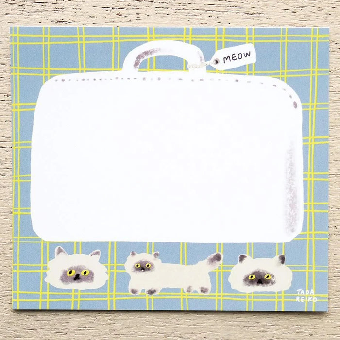 Tada Reiko Memo Pad - Cat's Life