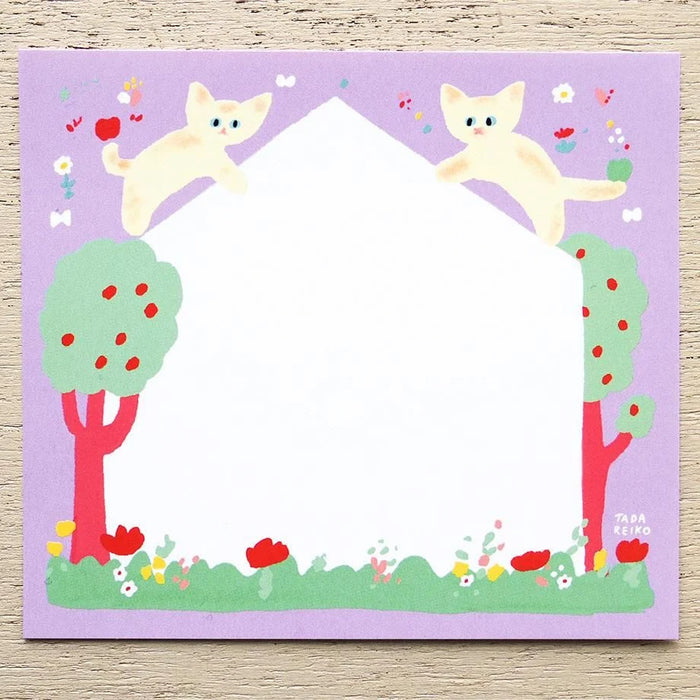 Tada Reiko Memo Pad - Cat's Life
