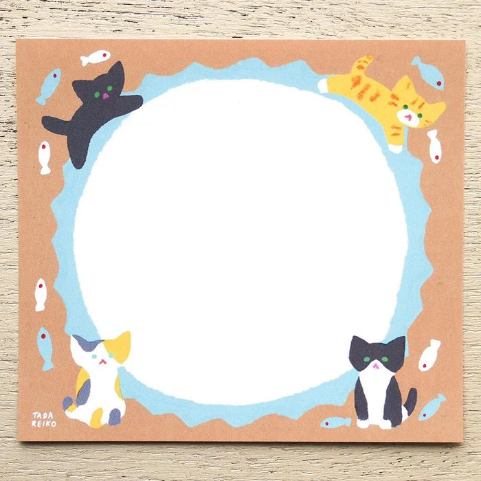 Tada Reiko Memo Pad - Cat's Life