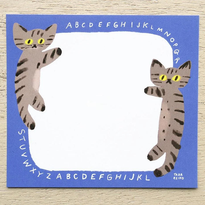 Tada Reiko Memo Pad - Cat's Life