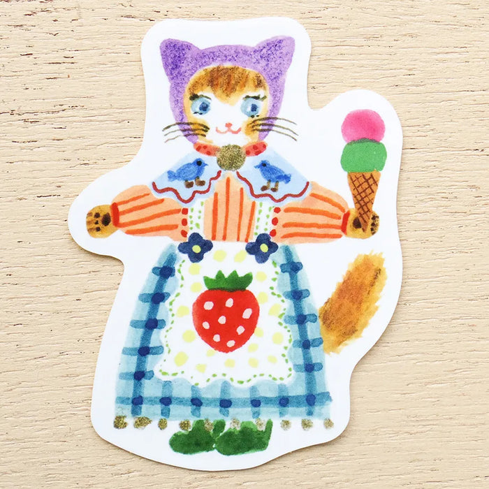 Aiko Fukawa Die-Cut Sticker - Happy Scoop