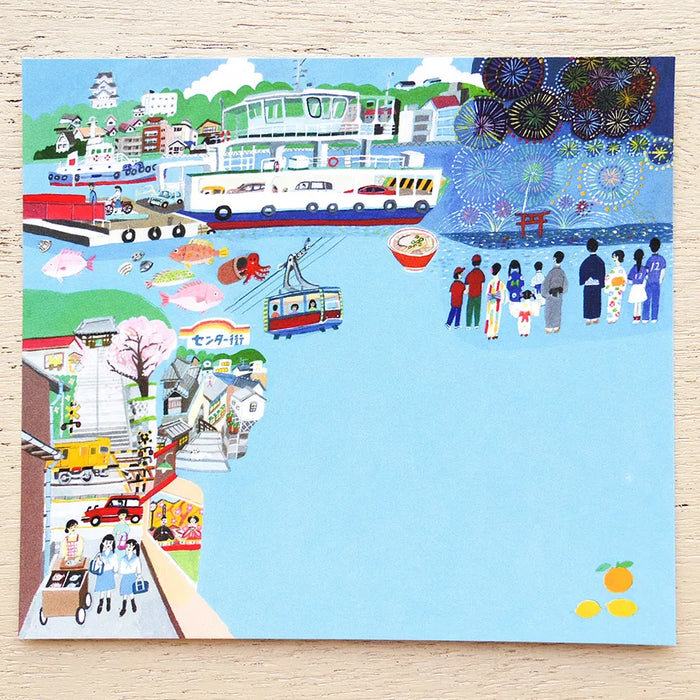 Ai Okino Memo Pad - Hiroshima & Miyajima