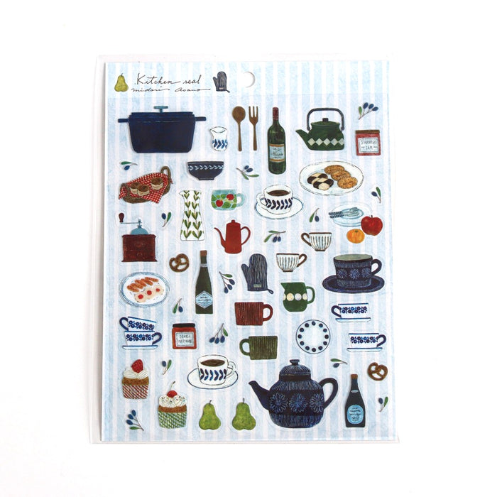 Midori Asano Clear Stickers - Kitchen