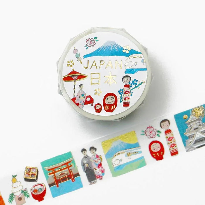 Ai Okino Foil-Stamped Washi Tape - Japan