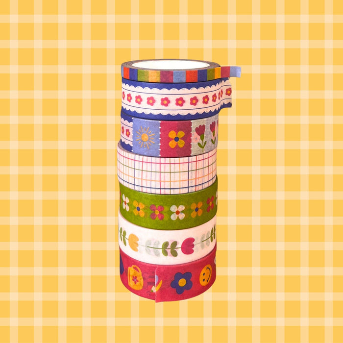Colourful Grid Washi Tape