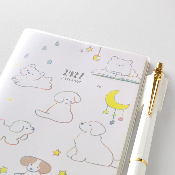 2027 Pocket Diary B6 Slim - Monthly - Dog