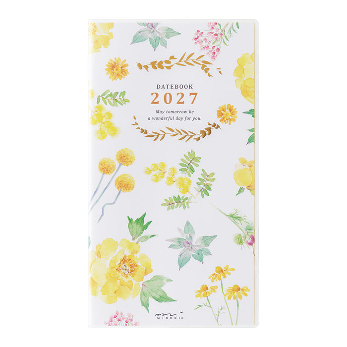 2027 Pocket Diary B6 Slim - Monthly - Country Time Floral