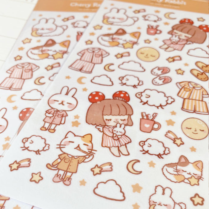 Good Night Washi Sticker Sheet