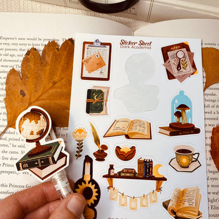 Dark Academia Sticker Sheet